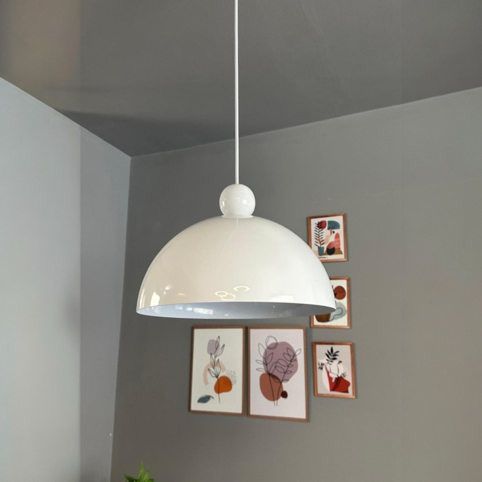 Pendelleuchte Yimpi Wulst Metall Ø30cm, Modern Hängelampe